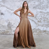 ZHE Dress in Desert Sand