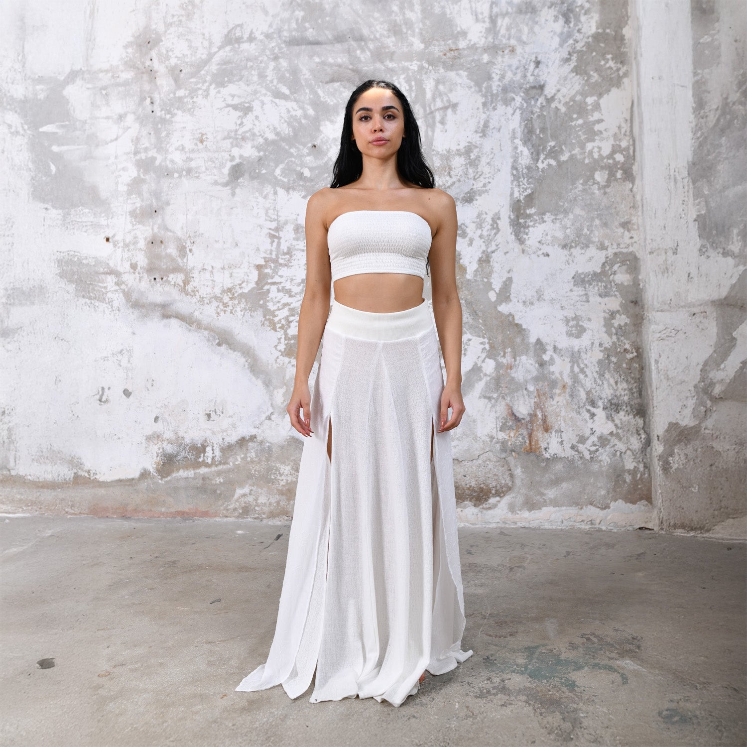 ZHE Skirt in White