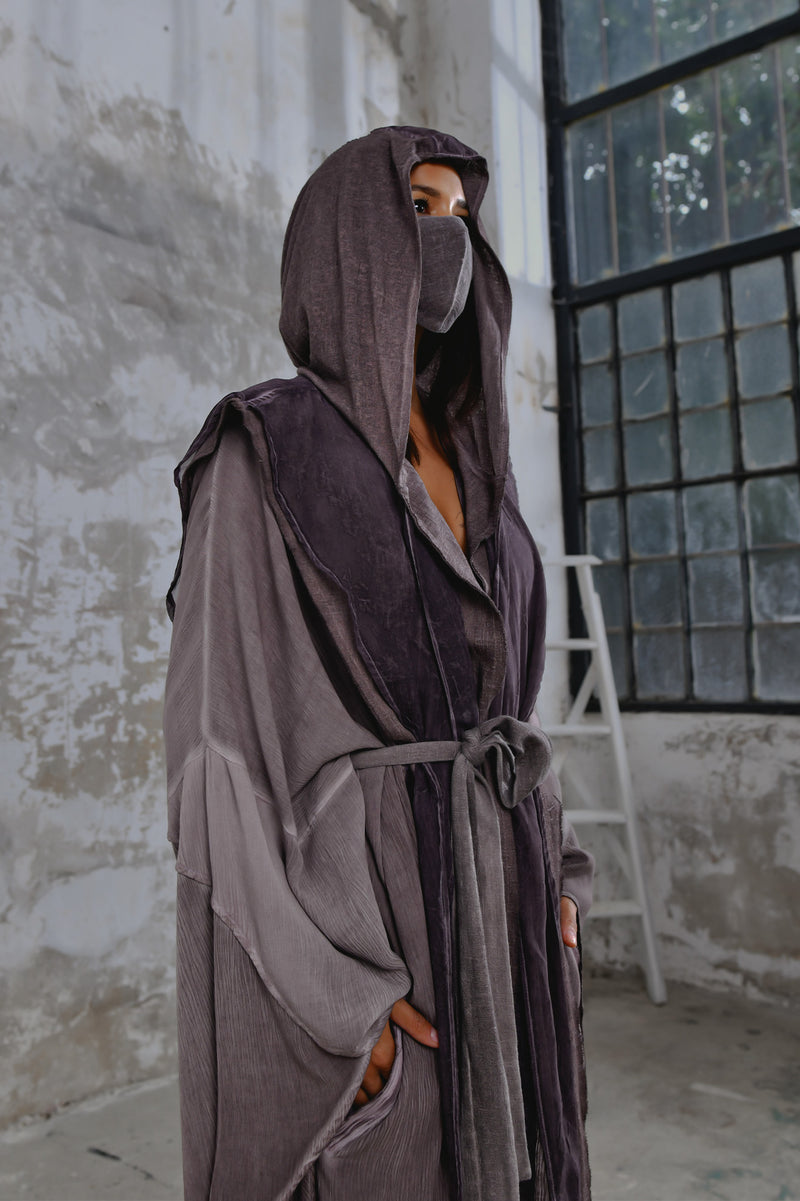Bohemian hooded shawl, unisex Jedi-inspired hooded shawl with mystical embroidery, spiritual hooded shawl for Star Wars cosplay and everyday wear, handcrafted shawl with boho-chic details and protective hood, breathable and comfortable shawl hood for outdoor adventures, unique and meaningful embroidered shawl for spiritual seekers, vibrant rose shawl hood, Jedi-inspired shawl for cosmic warriors, celestial-inspired shawl hood with intricate star embroidery,  burning man outfit