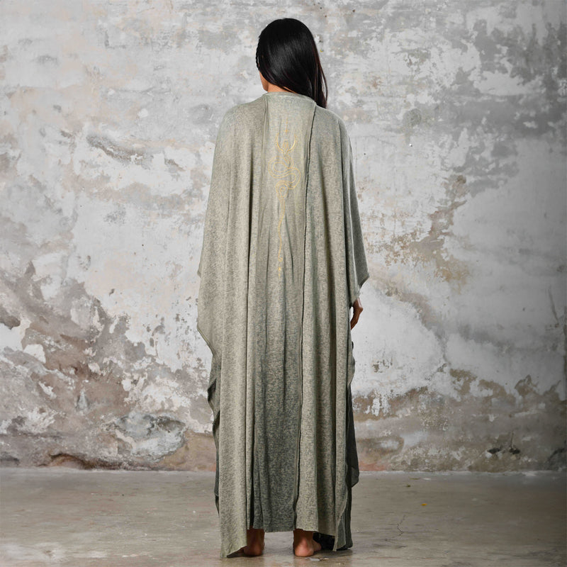 Sahmeran Kimono in Khaki Green