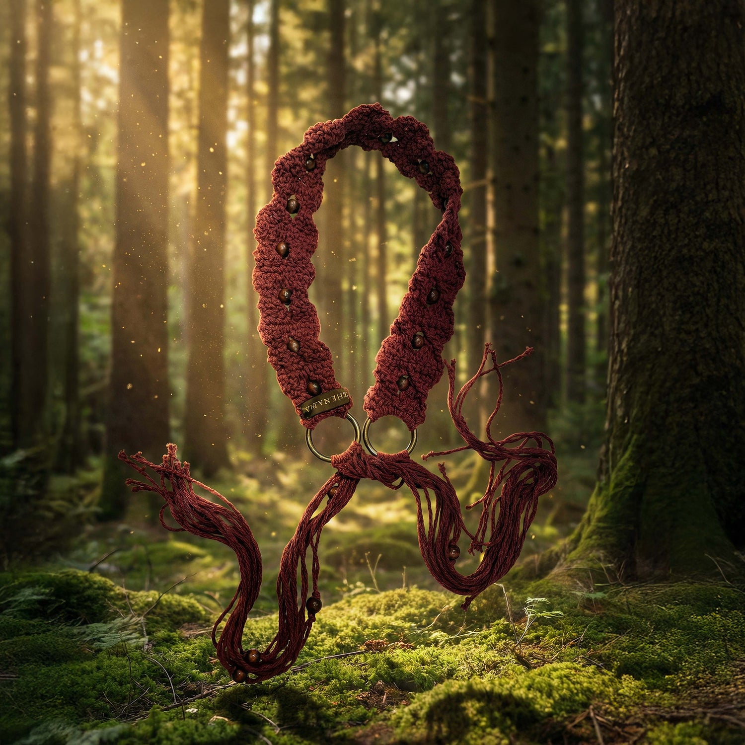 Aishe Belt in Cherry