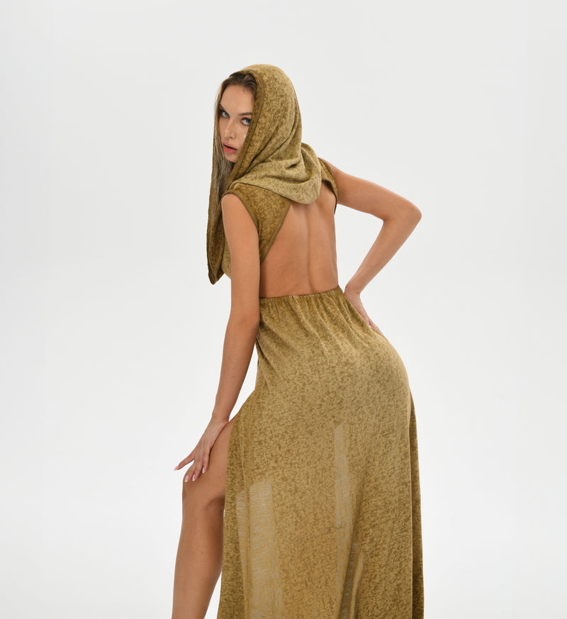 Hera Dress in Desert Sand