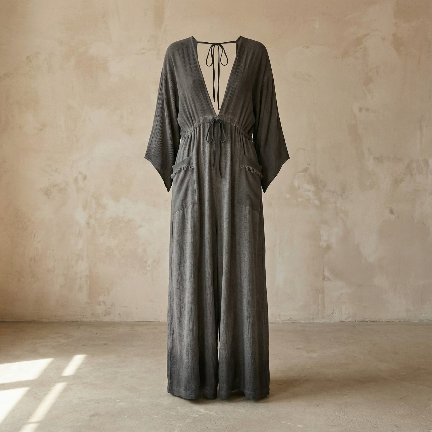 Altar Jumpsuit in Charcoal