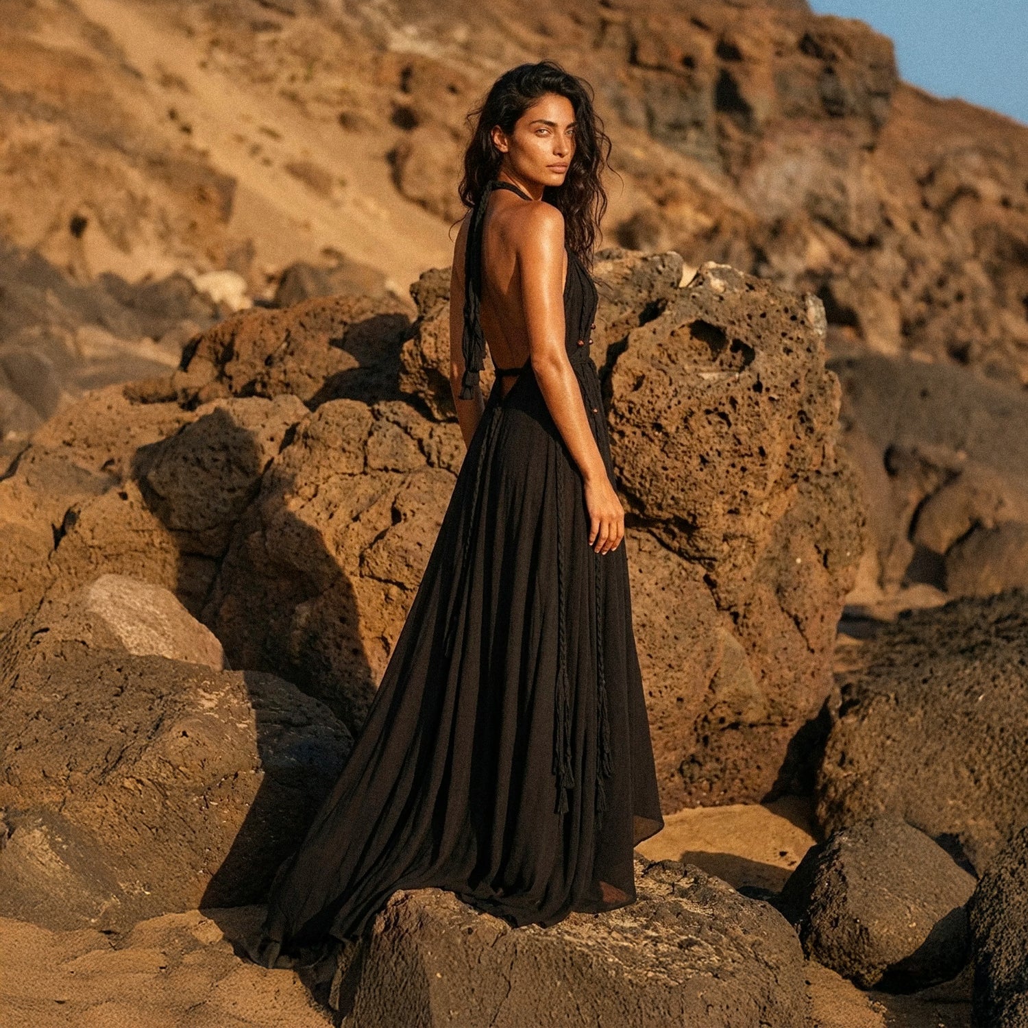 Kısmet Dress in Black