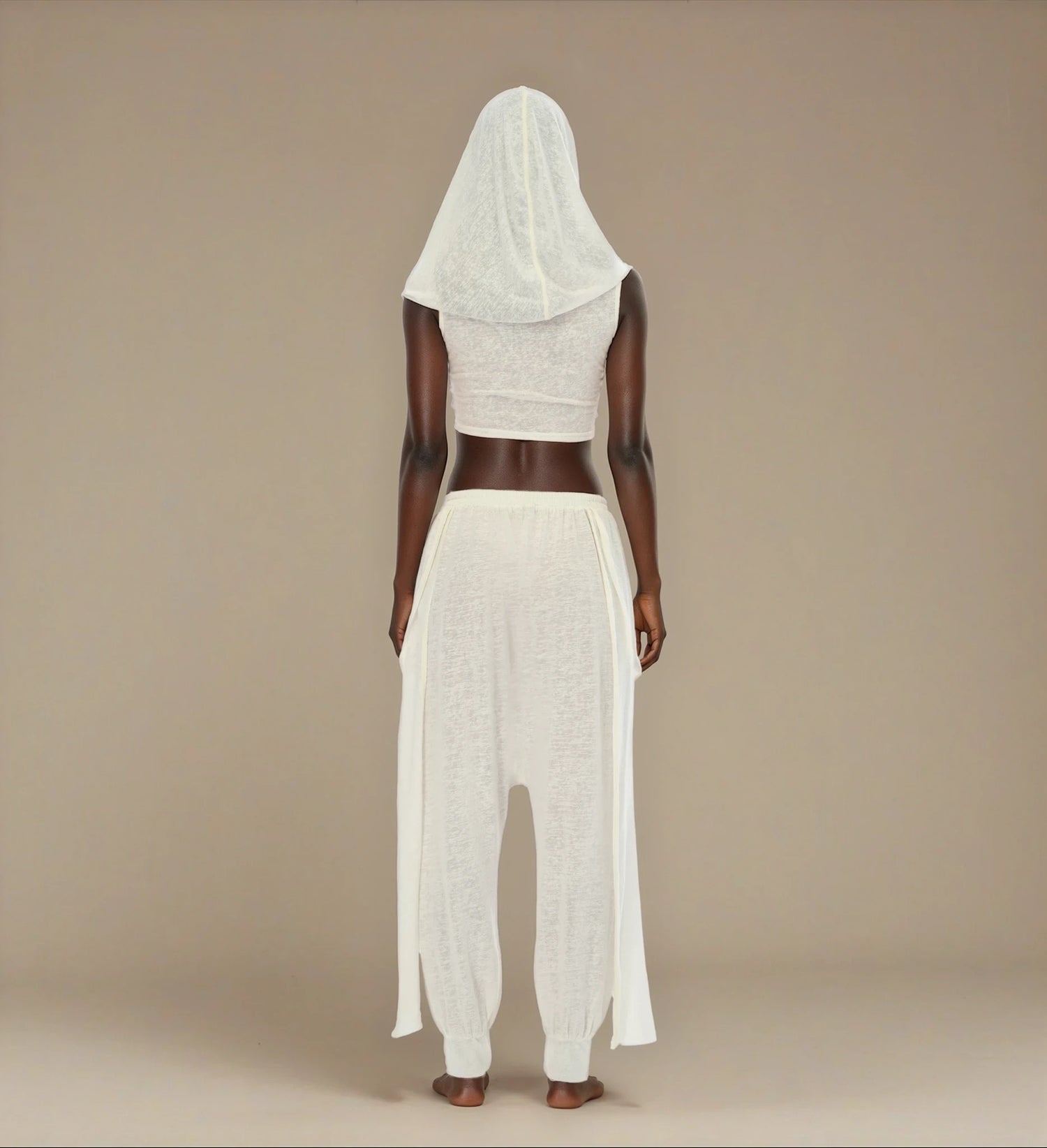 Hera Hooded Top in White