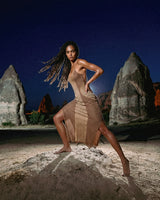 Armor Dress in Desert Sand