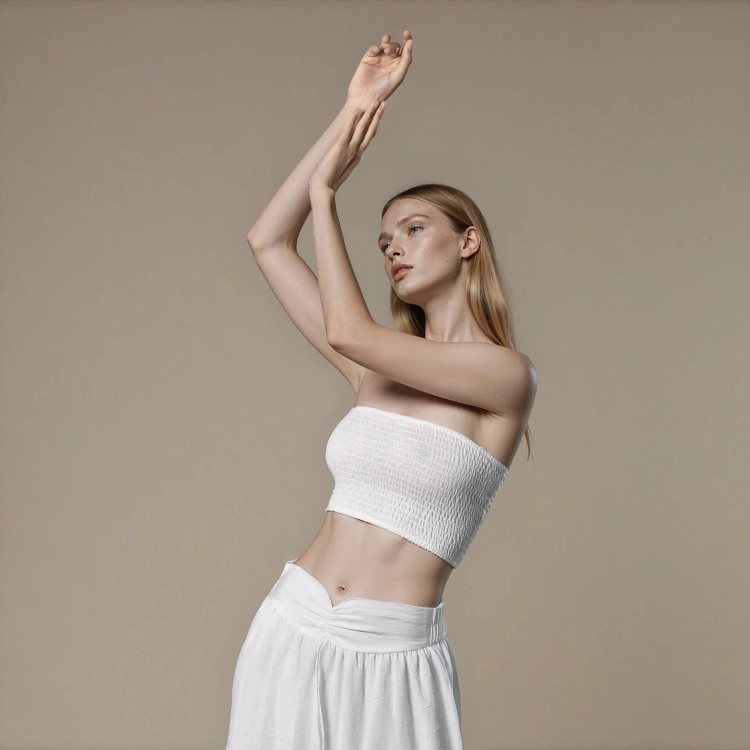 Gaia Salvar in White