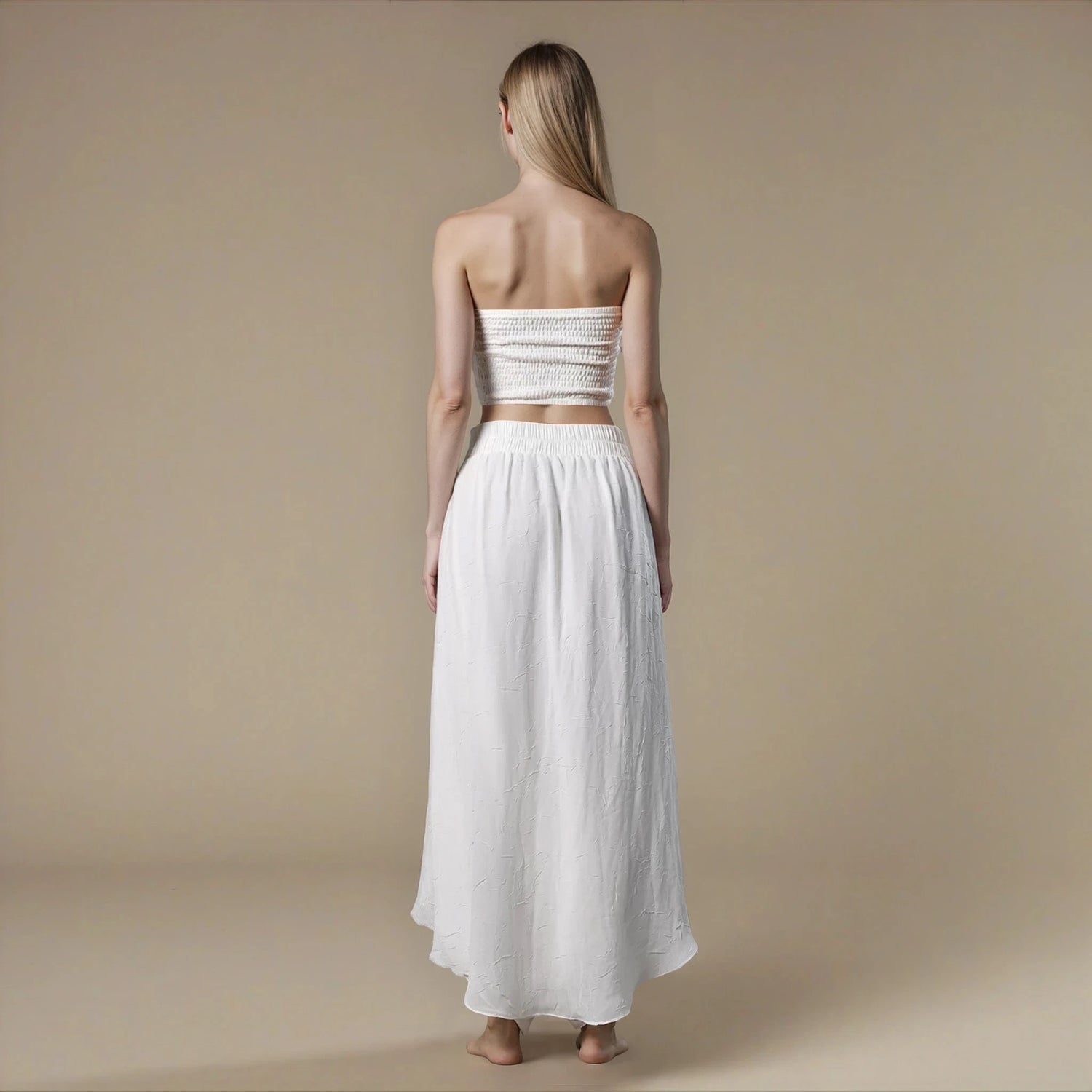 Gaia Salvar in White