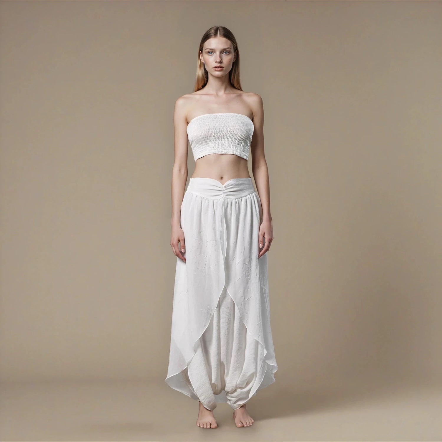 Gaia Salvar in White