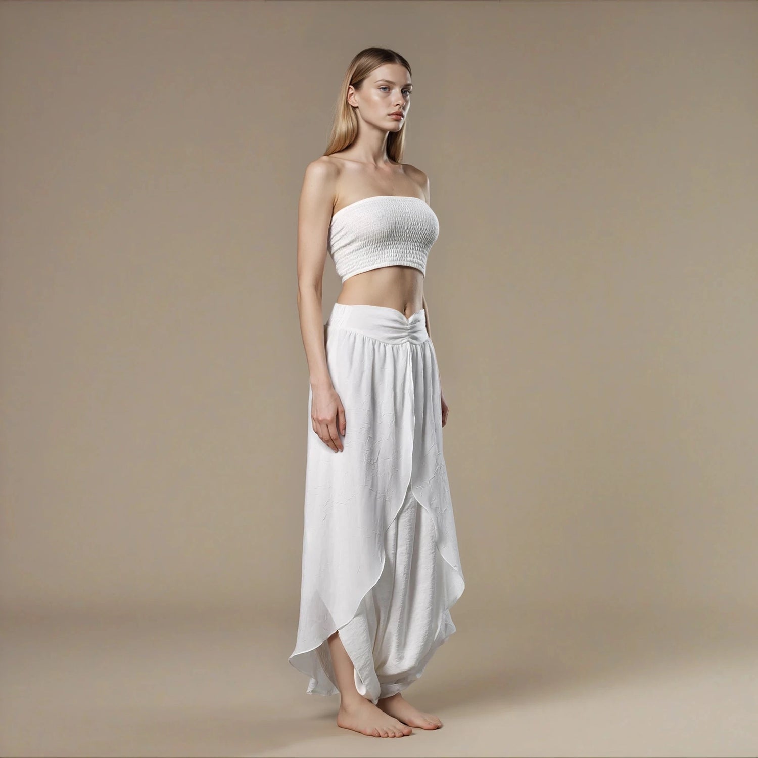 Gaia Salvar in White