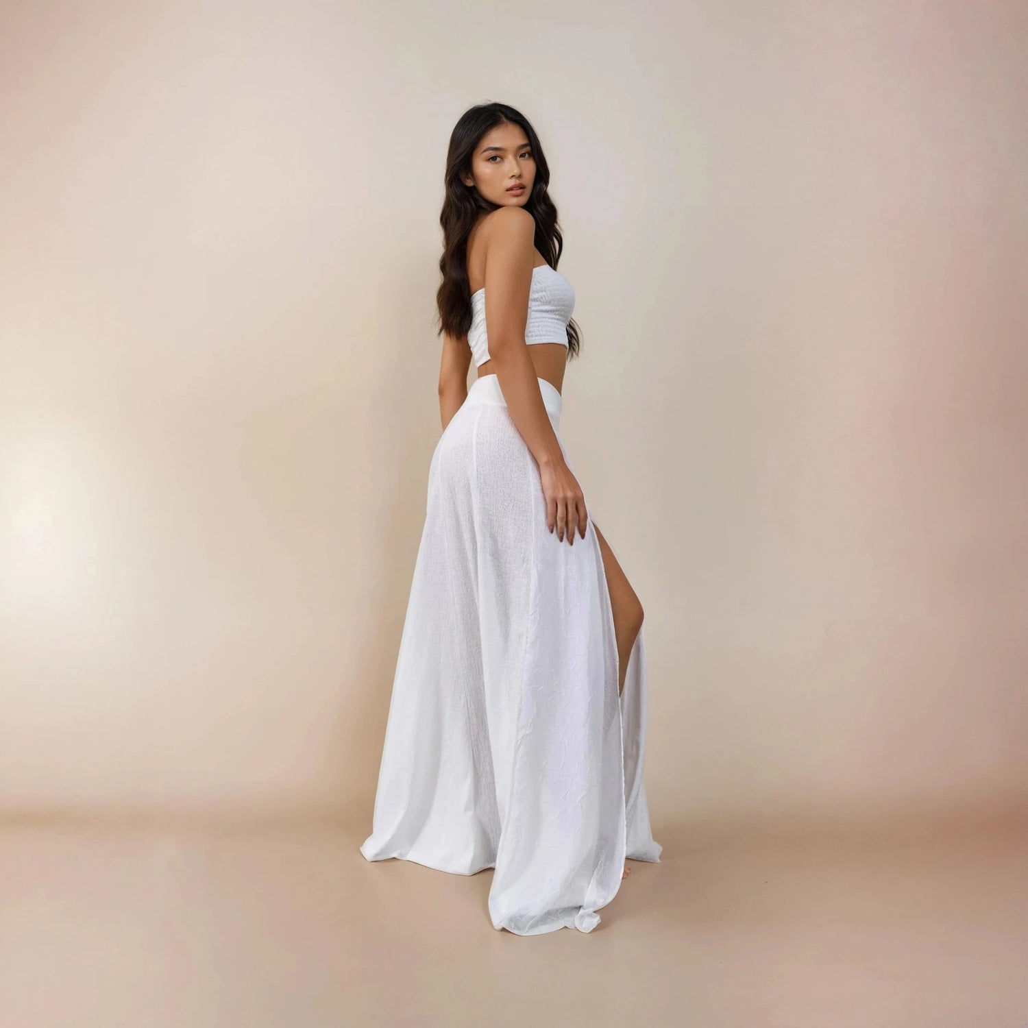 ZHE Skirt in White