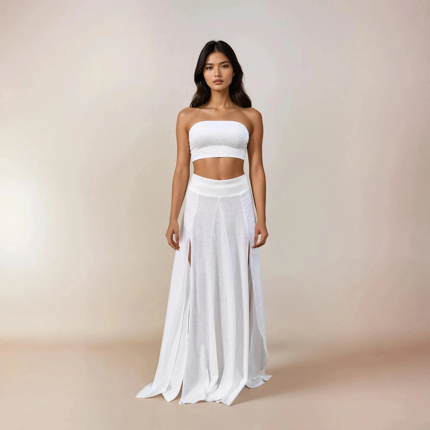 ZHE Skirt in White