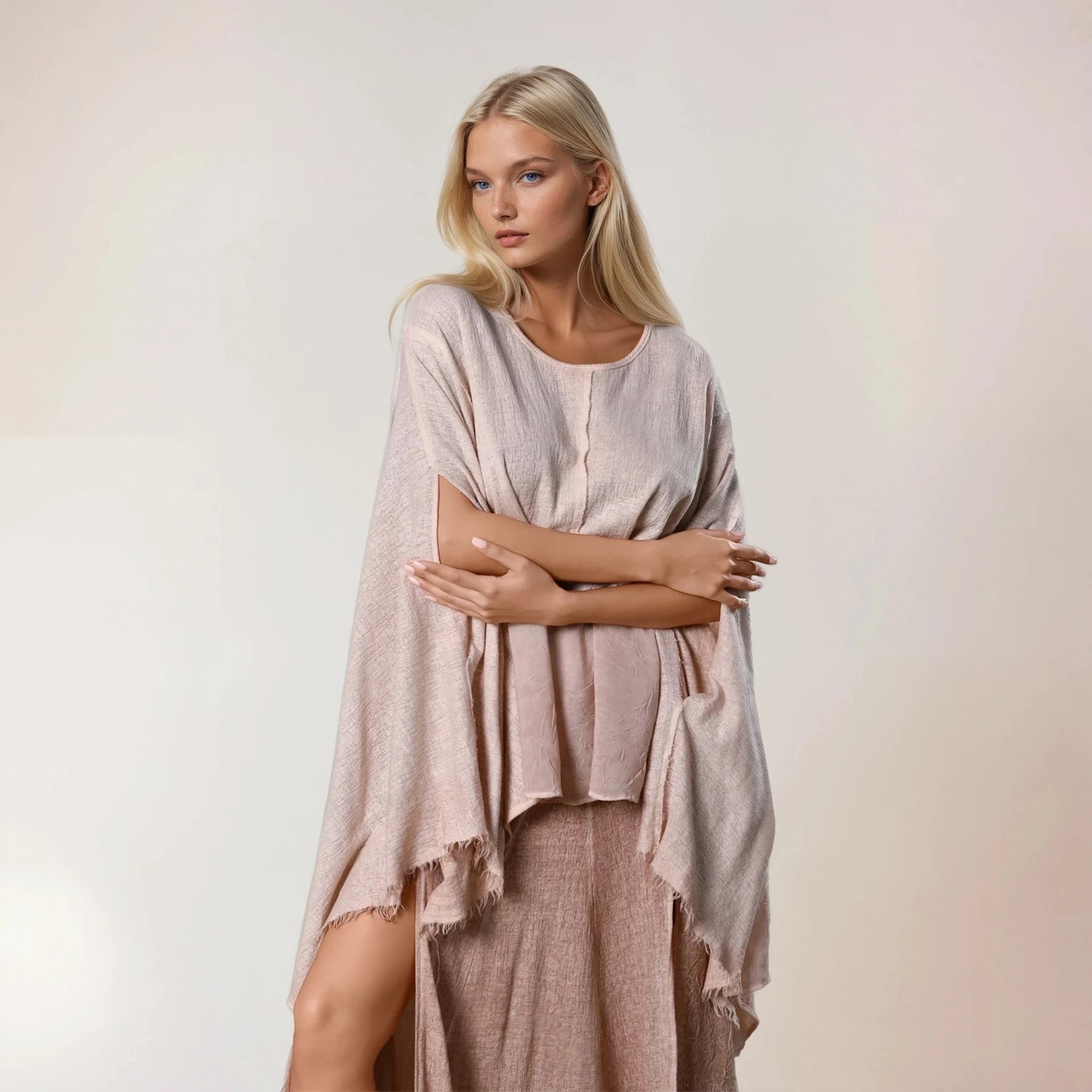 Leila Top in Powder Pink