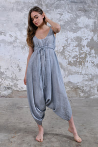 blue loose fit jumpsuit, bohemian style jumpsuit, oversized jumpsuit, comfortable jumpsuit, casual jumpsuit, stylish jumpsuit, unique jumpsuit, handmade jumpsuit, sustainable fashion, eco-friendly jumpsuit, ethical clothing, travel-friendly jumpsuit, festival wear, statement piece, fashion-forward jumpsuit, timeless design, Boho Greek goddess dress for women, Flowy boho goddess maxi dress, Boho maxi dress with Grecian goddess vibes, boho maternity jumpsuit