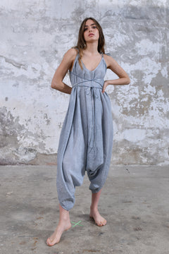 blue loose fit jumpsuit, bohemian style jumpsuit, oversized jumpsuit, comfortable jumpsuit, casual jumpsuit, stylish jumpsuit, unique jumpsuit, handmade jumpsuit, sustainable fashion, eco-friendly jumpsuit, ethical clothing, travel-friendly jumpsuit, festival wear, statement piece, fashion-forward jumpsuit, timeless design, Boho Greek goddess dress for women, Flowy boho goddess maxi dress, Boho maxi dress with Grecian goddess vibes, boho maternity jumpsuit