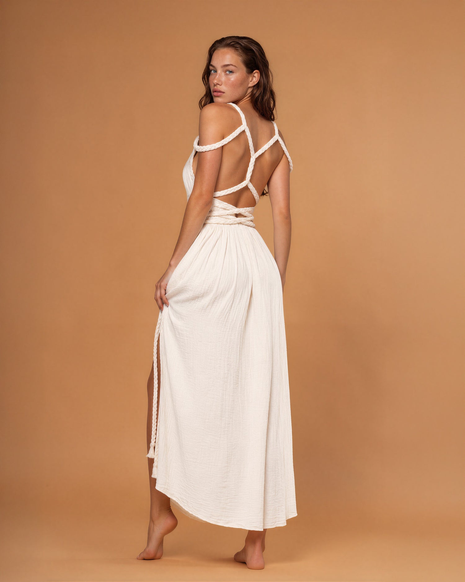 Dora Dress in White