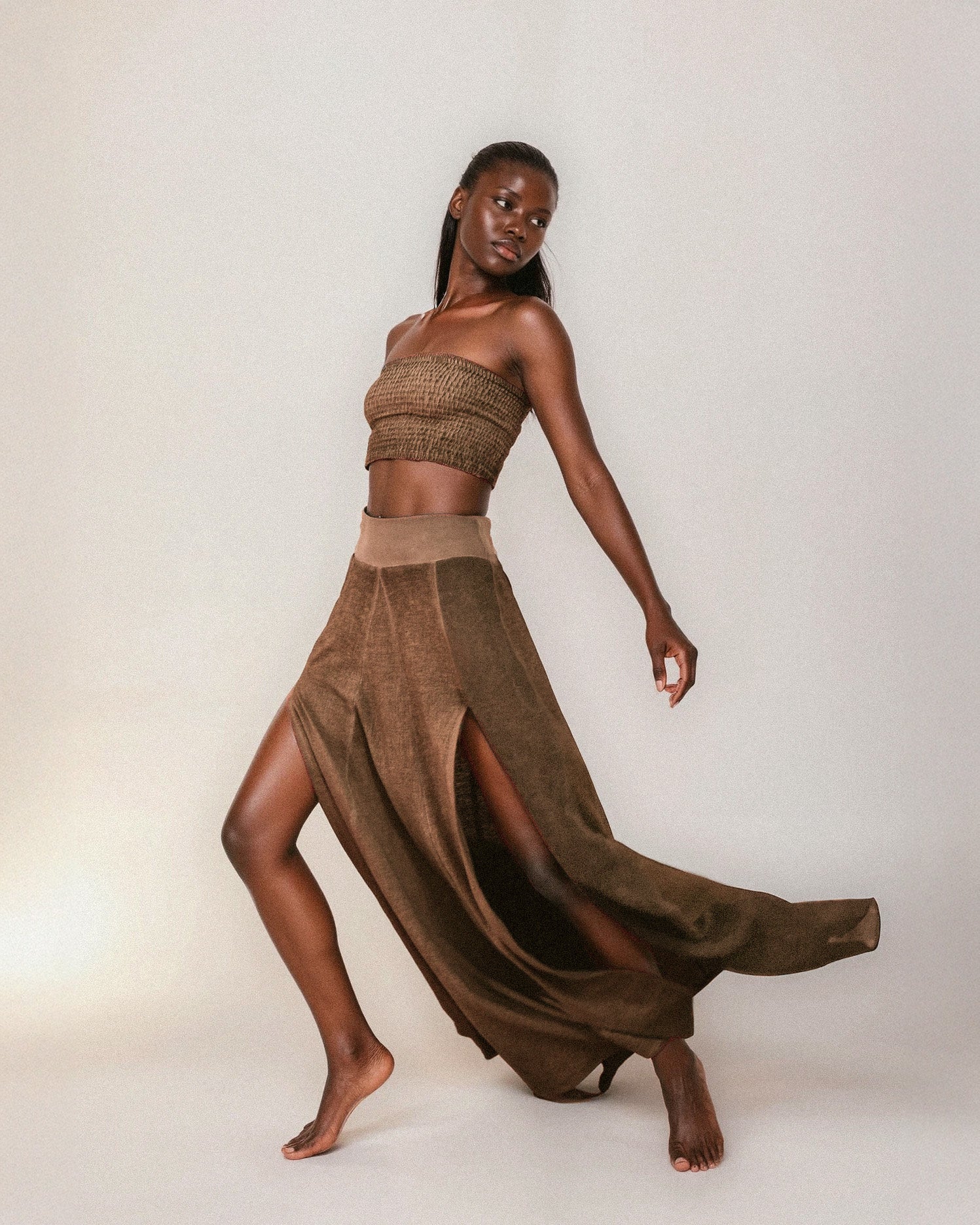 ZHE Skirt in Desert Sand