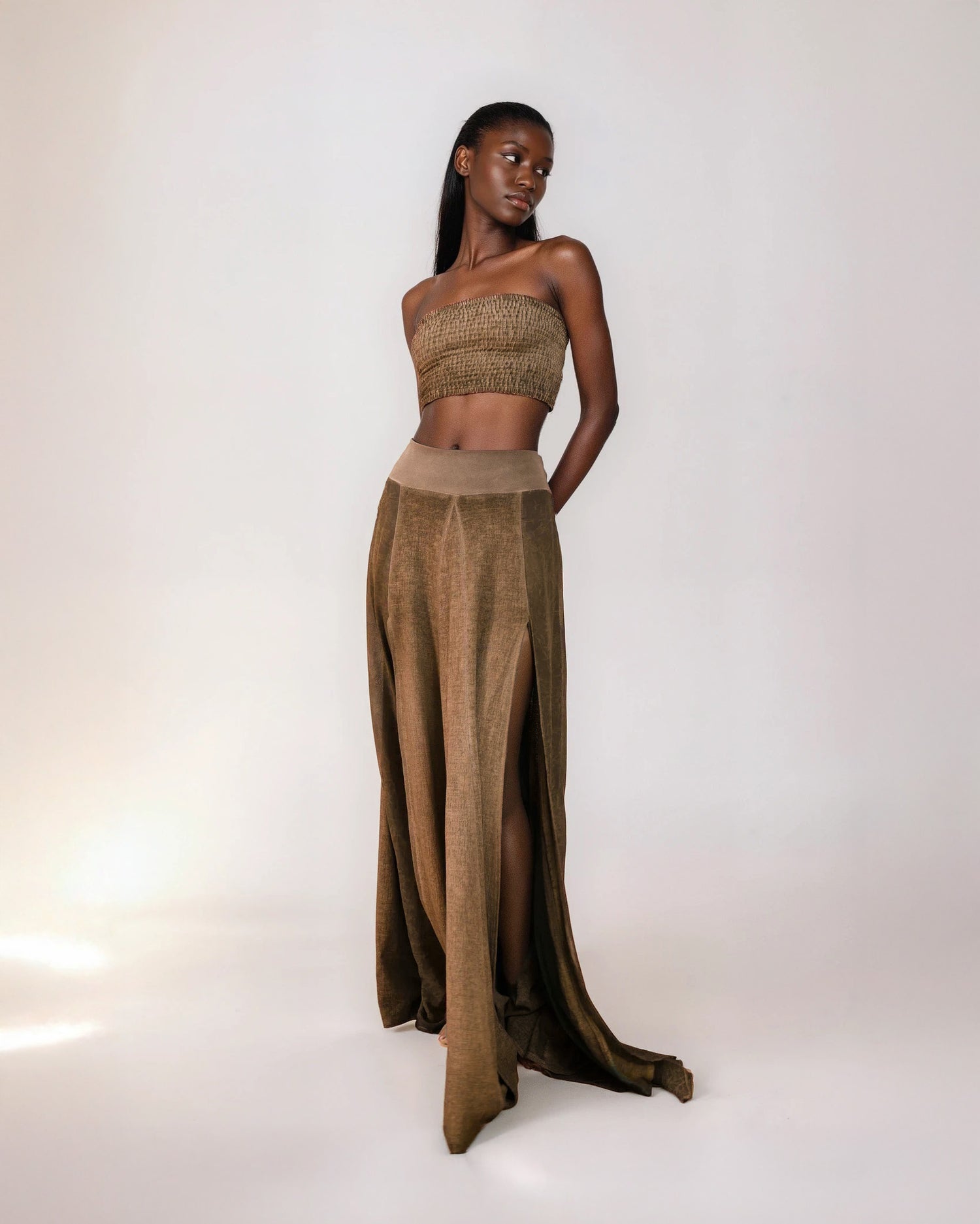 ZHE Skirt in Desert Sand