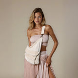 Lumos Crossbody Bag in Beige