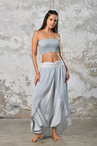 Step into timeless baby blue boho chic with our Boho high split skirt trousers. Crafted from organic materials, this sexy summer boho yoga pants , eco-conscious fashion for the modern goddess.Step into timeless baby blue boho chic with our Boho high split skirt trousers. Crafted from organic materials, this sexy summer boho yoga pants , eco-conscious fashion for the modern goddess.