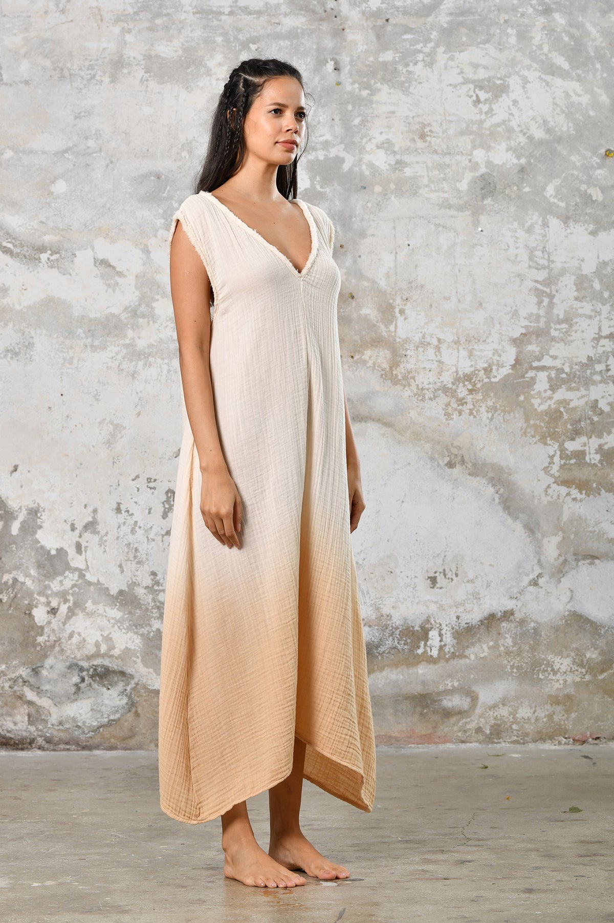 gift for her bohemian jumper. ombre colored boho style wide leg sexy jumper. Open back yoga jumper. Embrace your inner Greek goddess with this stunning asymmetrical jumpsuit. Christmas gift for her boho style