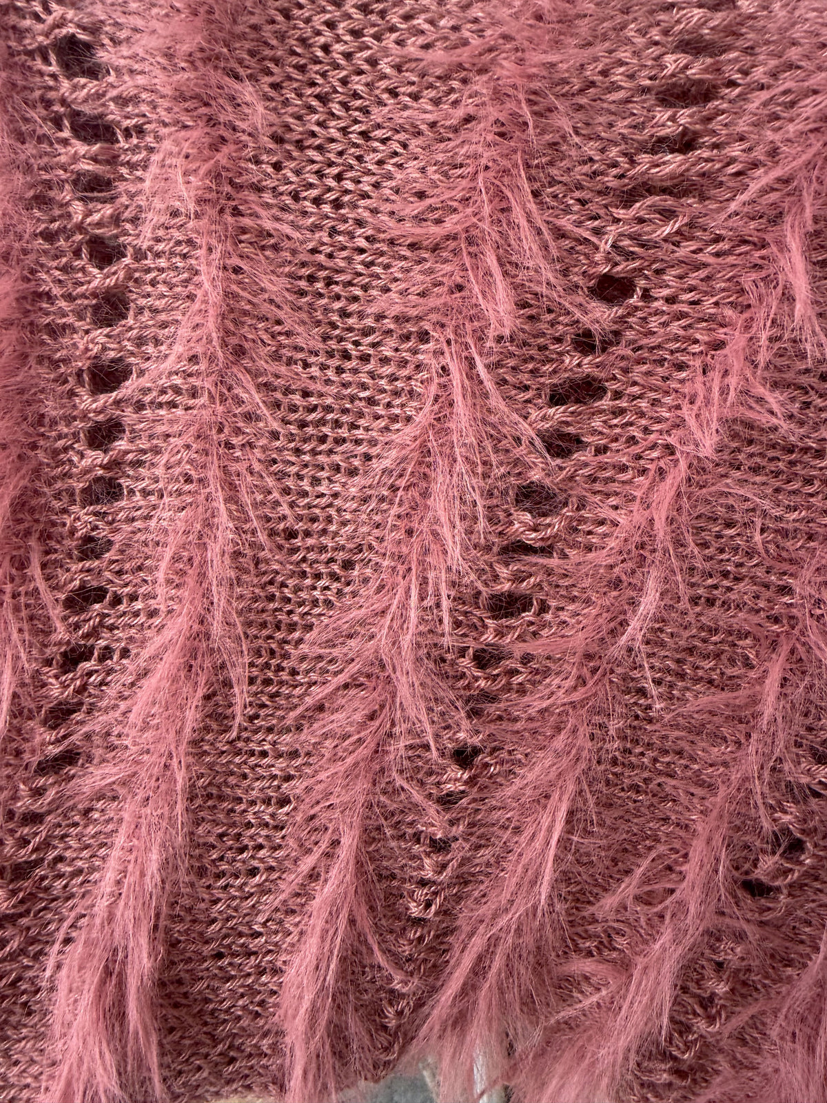 Cloud Hand-Knitted Mohair Jumper · Dusty Pink