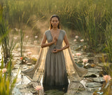 FAIRY Dress in Khaki Green