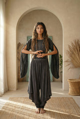 MOON Blouse in Charcoal