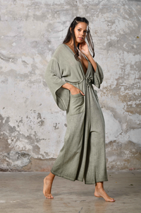 Elevate your style with this stunning Greek Goddess Asymmetrical Jumpsuit, a true embodiment of boho chic fashion. Crafted with care and attention to detail, this jumpsuit features an asymmetrical design that adds a touch of artistic elegance to your wardrobe. Its earthy tones and one-shoulder style evoke the spirit of ancient Greece, making it an ideal choice for boho-themed events, beach weddings, or simply for a unique, everyday look