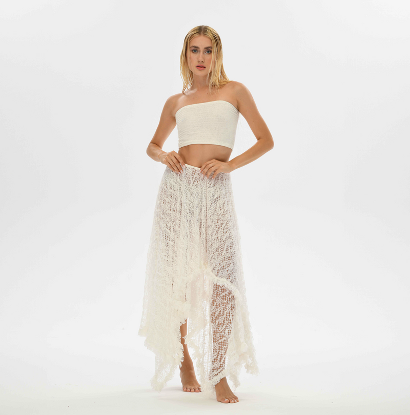 Zeyna Skirt in White