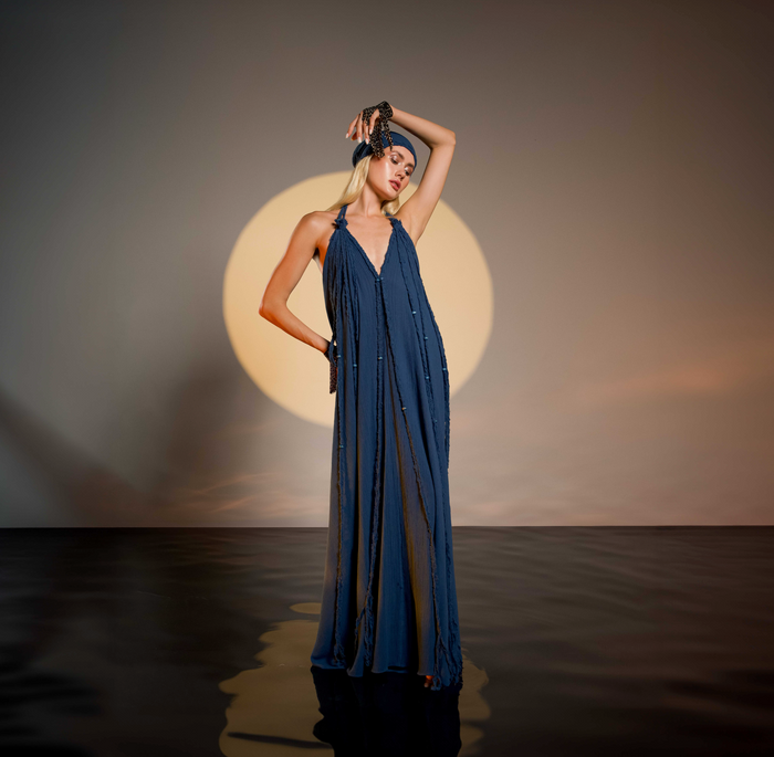 Kısmet Dress in Blue