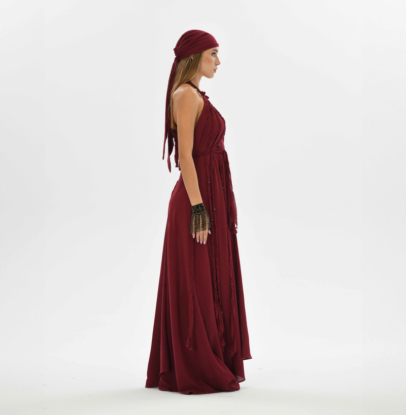 Kısmet Dress in Red