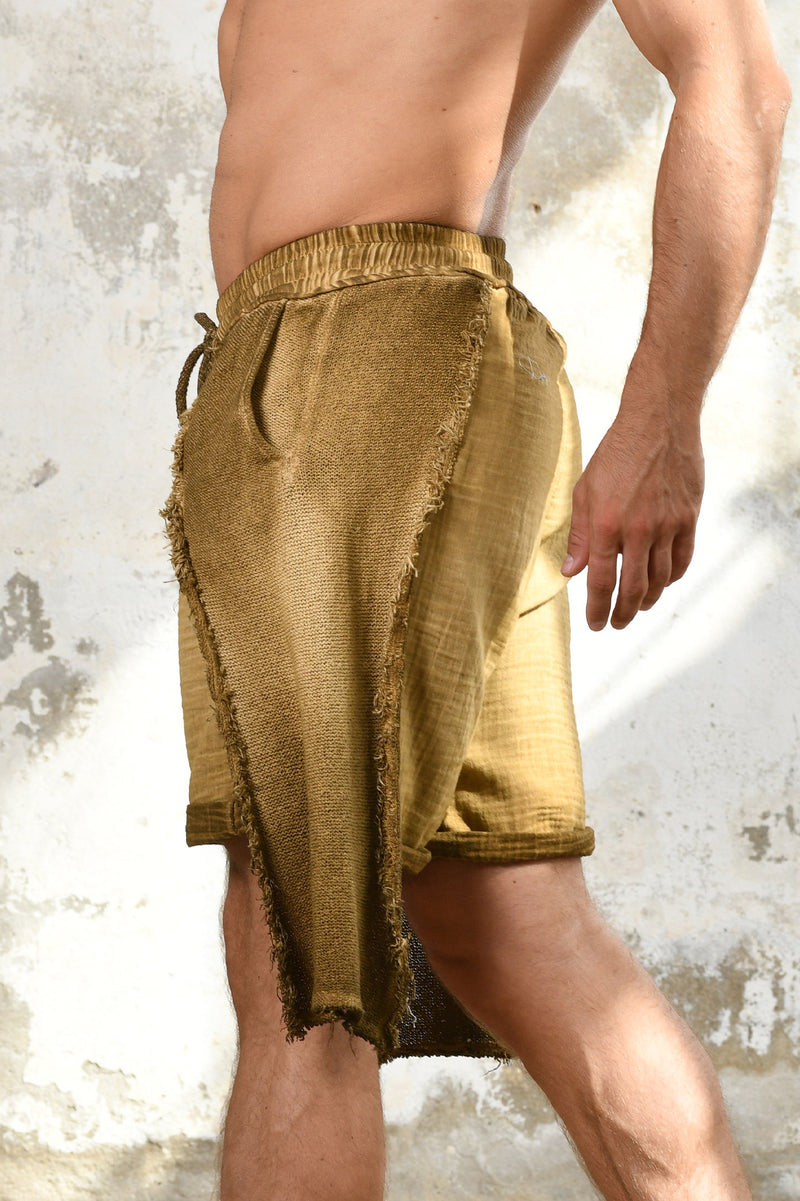 TRIBE Shorts in Desert Sand