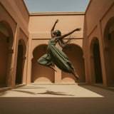 Baris Jumpsuit in Khaki Green