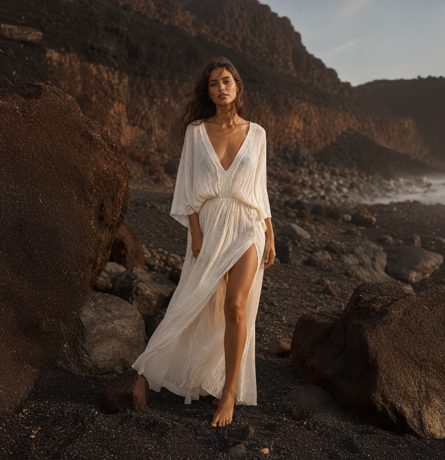 Alya Dress in White