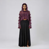 Cloud Hand-Knitted Mohair Jumper · Purple