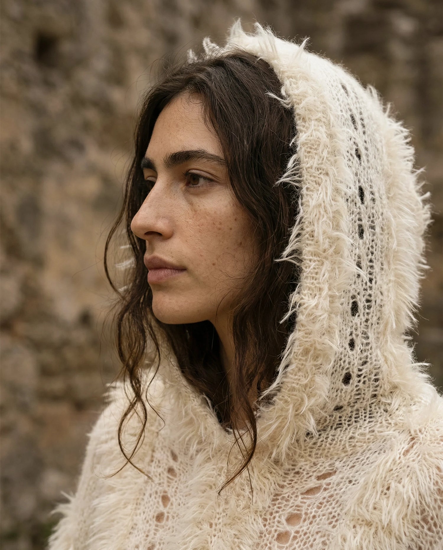 Cloud Mohair Jumper in Cream