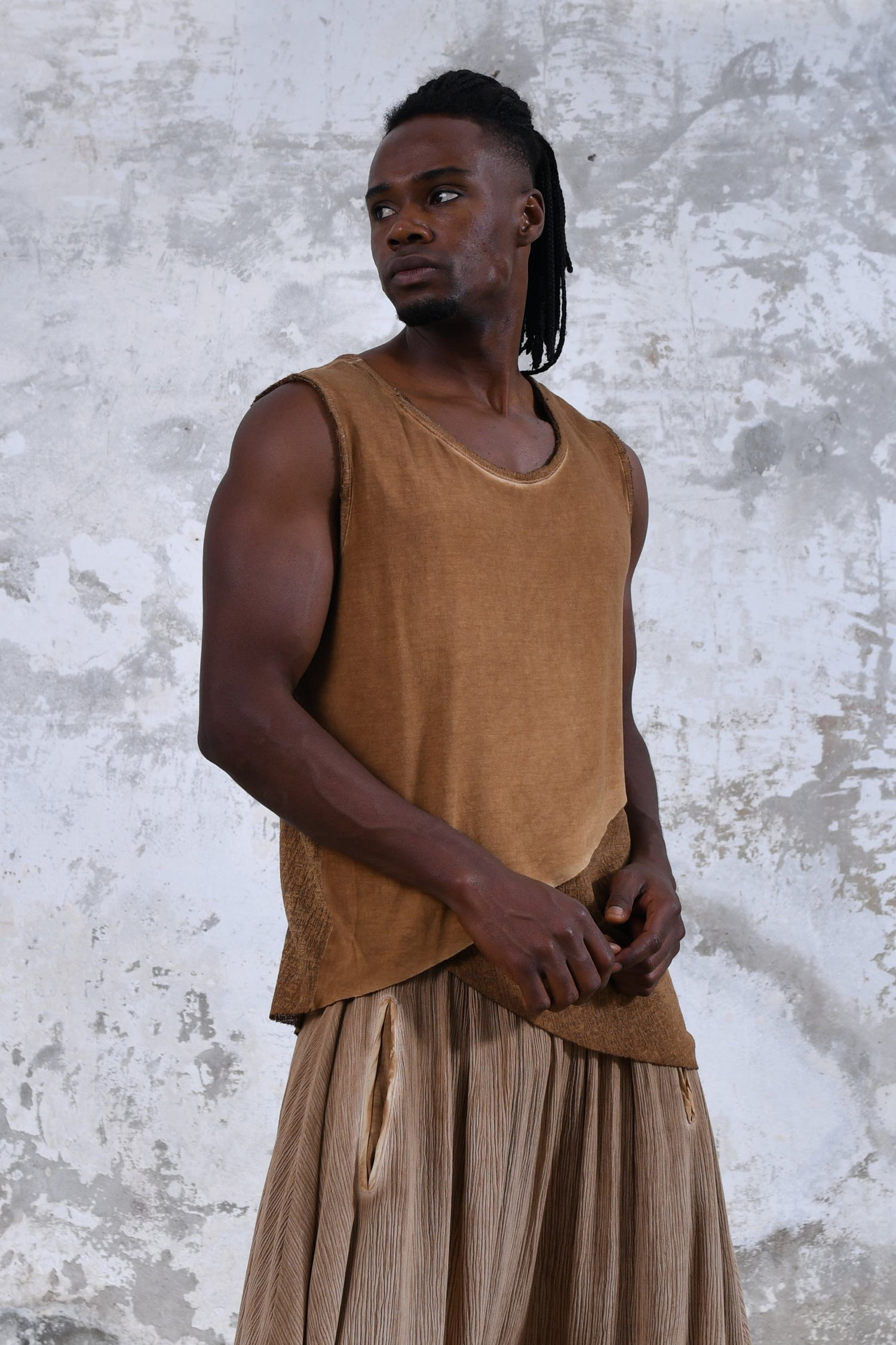 Spiritual men's shirt vest, Sleeveless Bohemian men's festival clothing, Boho yoga-inspired men's vest, Men's vest for Burning Man, Sacred geometry men's t-shirt, Mindful men's fashion, Men's chakra-inspired tshirt, T-shirt for boho men, Men's hand-dyed vest, Conscious festival fashion for men, Men's eco-friendly clothing, Bohemian men's clothing, sacred clothing, luxury boho men