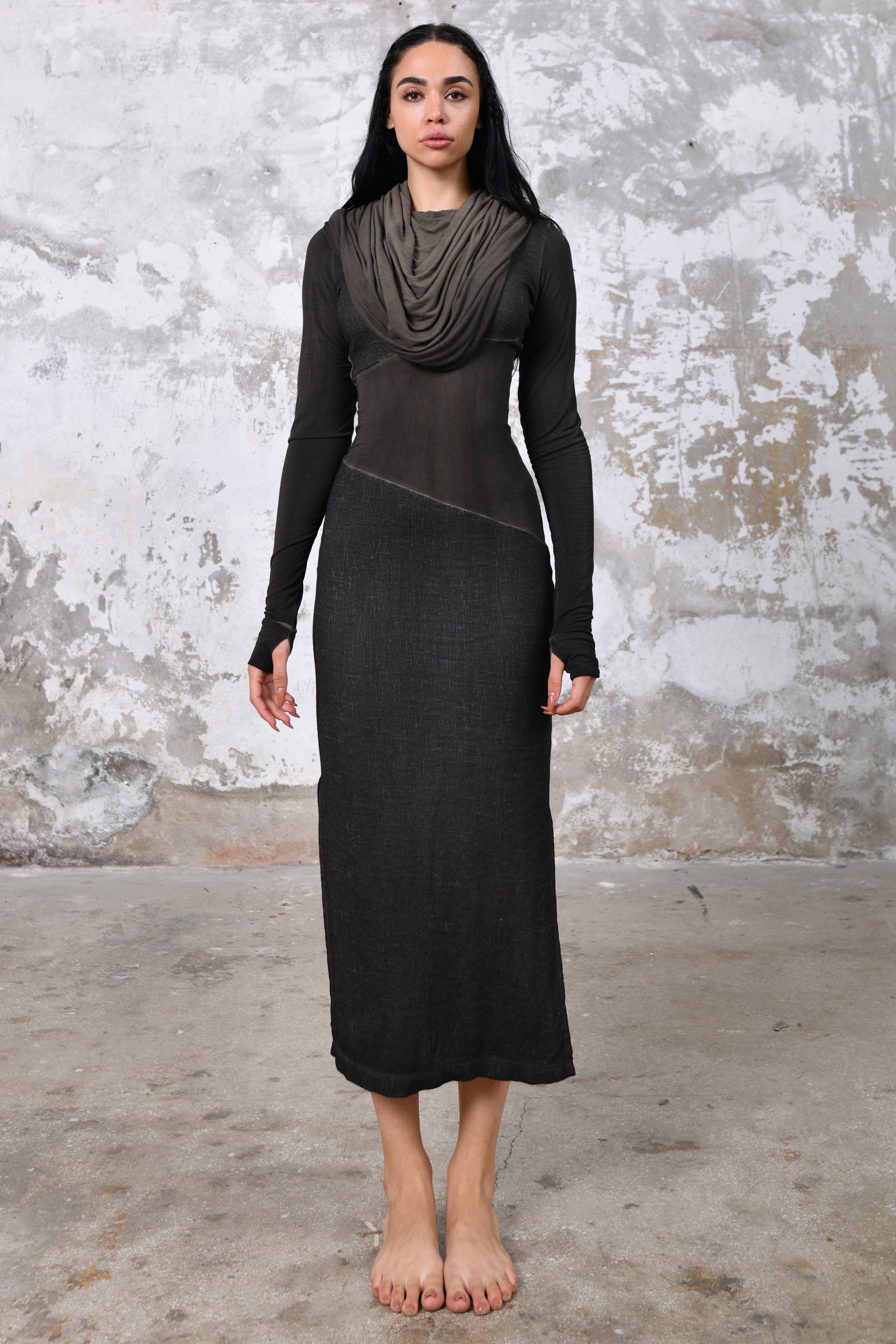 MYST Dress in Charcoal – Zhenabia