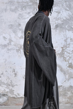 Black Alchemist Tribal boho kimono, Unisex boho kimono, Goddess boho kimono, Spiritual fashion kimono, Flowy and comfortable kimono, Versatile and timeless kimono, Layering piece kimono, Eye-catching burning man unisex boho kimono, Statement piece kimono, Unique and intricate kimono design.